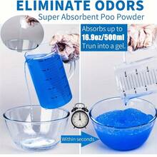 50 كيس جيل للمرحاض المحمول و أكياس مرحاض للتخييم - بلا رائحة ، مانع للتسريب للتخييم والمغامرات الخارجية - مثالي لجرادل 5 جالون والمراحيض المحمولة ، مرحاض محمول للتخييم