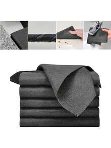 5 pièces Chiffons de nettoyage en microfibre pour le verre, chiffon de nettoyage magique épaissi, lingettes humides en fibre super douce 2025, chiffon de nettoyage en microfibre épais, sans traces d'eau, convient pour le nettoyage des fenêtres, de la cuisine et des articles ménagers, chiffon de nettoyage pour le verre à usage multiple, lavable et réutilisable, absorbe l'eau efficacement, élimine les traces d'eau, 1 pièce - Multicolore - Voir 10