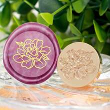 CYFUN DESIGN 1 PC Happy Birthday/With Love/Thank You Words Pattern Wax Seal Stamp Head NO Handle Detachable Sealing Stamp Stamp Head For Letter Invitation Card Wedding Gift Package Holidays,Back To School,School Supplies