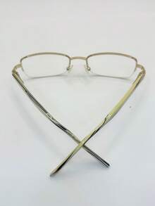 1PC Metal Eyeglasses Frame-PROMOTION - Plateado - Ver 4
