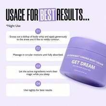 Get Dreamy Overnight Firming Body Cream – Toning & Tightening Whipped Moisturizer For Women & Men - 1PC - 查看 6