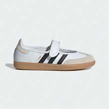 Adidas Originals Zapatillas deportivas casuales Samba Jane, de corte bajo, modelo JR1402 (unisex) - Blanco - Ver 6