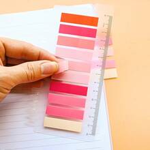 1 套 200 张 Pet 透明可写标签/贴纸，分类索引标签，学生办公用品，学校用品，返校