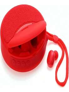 Mini Bocina Portátil Con Audífonos Integrados Aleatorio - Multicolor - Ver 10