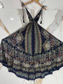 Long Halter Dress Costs Nude - 查看 1
