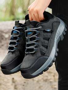 Męskie buty do wspinaczki na świeżym powietrzu, buty wspinaczkowe, codzienne buty trekkingowe, codzienne trampki, czarne