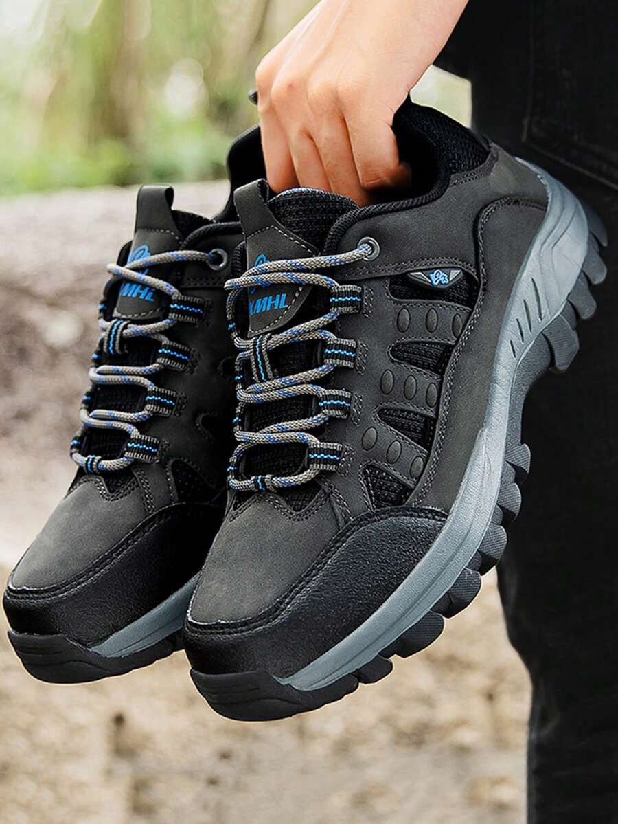 Męskie buty do wspinaczki na świeżym powietrzu, buty wspinaczkowe, codzienne buty trekkingowe, codzienne trampki, czarne