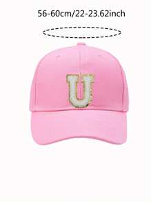 1PC Children 26 Letter Baseball Cap Gold Thread Embroidery Craft Letter Design Style Kpop Fashion Snapback Cap Girls Boys Sun Hats