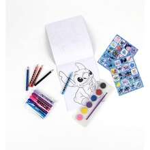 Cerdá Disney Mochila Mas Set Coloreable - Mochila Escolar para Niños y Niñas + Libros de Actividades y Lápices de Colores - Ideal Para Viajes, Regalo Creativo o Vuelta al Cole - Acuarelas + Cuaderno Incluido - Envío GRATIS ✅ Entrega 24/48h a España (península) - Puntada - Ver 3