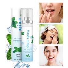 1 pieza Spray refrescante de menta para el aliento, spray oral, rocío suave y fino, cuidado oral, reduce la halitosis, fragancia a menta, aliento fresco, autocuidado, refrescante y sin preocupaciones, limpieza profunda del olor, suave y no irritante, suave y refrescante - Multicolor - Ver 2