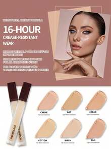 Hourglass Vanish Airbrush遮瑕膏 6毫升/0.2盎司 | 全效遮瑕，喷枪妆效 | 有效遮盖瑕疵和黑眼圈 | 持久不卡粉配方 | 轻盈无痕质地，打造无瑕妆容 | 水润柔滑配方，呈现自然透亮妆效 - Cotton 2 - 查看 5