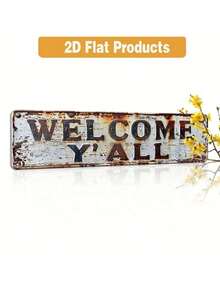 1 件复古金属标牌，质朴的金属墙饰，适合家居、农舍、门廊和卧室装饰，独特的礼物之选