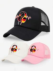 3 件/1 件男女通用足球和卡车印花棒球帽，时尚个性化多功能户外遮阳帽，适合夏季日常佩戴防晒，户外足球运动搭配，生日和节日礼物的理想选择