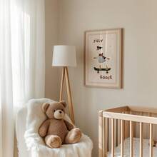 1 件游戏室标志墙艺术“这个房间是用来玩耍的”早期教育名言和幸福家庭印刷品，无框帆布海报，适用于儿童房/育儿室/卧室装饰，趣味墙面装饰，适用于儿童游乐区、宿舍和派对装饰（无框艺术印刷品） - 彩色 - 查看 3