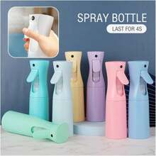 6pcs/1pc Continuous Hair Plant Mister Spray Bottle Fine Empty Small Mist Spray Bottles Mist Sprayer Water Alcohol Cleaning Spray Mist Bottle For Curly Hair Styling Products,Plants
