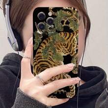 Tiger All-Inclusive Seismic Resistant Film Hard Phone Case For IPhone 11/12/13/14/15/16/PLUS/PRO/PROMAX Gift Protective Cover Gift For Men And Women