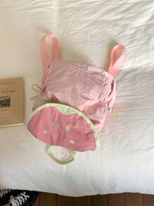 1pc New Cute Girl Niche High-End Nylon, Various Fruit Bags, And Fashionable New Bags, Fresh And Dopamine Color Matching, New Youth Girl Style, Can Be Cross-Body, Shoulder Straps Are Adjustable, Casual And Fashionable, Very Suitable For Taking Out To Play And Can Also Be Given As Gifts To Friends