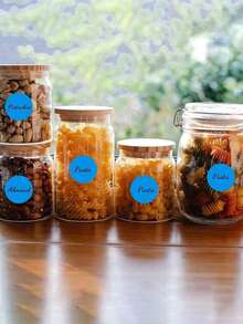 Rollo de 500 piezas / Pegatinas redondas de colores, etiquetas sencillas, etiquetas para escribir, 8 colores para manualidades, adecuado para oficina, aula, estudiantes, papel, útiles escolares (2.54 cm) - Multicolor - Ver 7