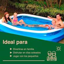 Jilong Giant Pool - rechteckiger Familien Pool, 262x175x50cm - Bildfarbe - Übersicht 4