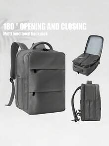 1 Piece Intelligent Vacuum Compression Large Capacity Lightweight Backpack Efficiently Saves Space And Protects Items Multifunctional Travel Backpack Luggage Bag/Outdoor Backpack Suitable For Hiking, Camping, Vacation, Business Trips And Daily Commuting For Men And Women Travel Essentials Travel Accessories Travel Bag Vacation Holiday Back To School School Stuff Packing Cubes Dorm Room Essentials College - Multicolor - View 2