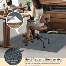 Chair Mat For Hard Floors, Office Chair Mat For Hardwood Floors, Thick Premium Floor Protector Chair Mat Desk Rug For Home Office ,Desk Computer Chair Mat For Hard Wood And Tile Floor, Large Anti-Slip Hard Floor Protector Rolling Chair Mat Heavy Duty Desk Chair Mat For Office & Home - Multicolor - View 10