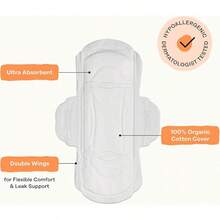The Honey Pot Company - Non-Herbal Everyday Panty Liners For Women - Organic Cotton Cover & Ultra-Absorbent Pulp Core - Sanitary Pads - Feminine Care - FSA & HSA Eligible - 30 Ct - Non-Herbal Regular Flow - 查看 5