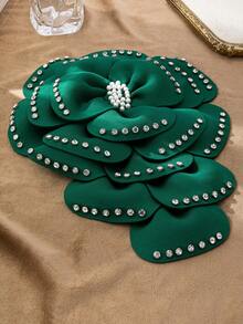 1pc Women's Versatile Multi-Layer Fabric Beaded Fashion Brooch/Shoulder Decor, Suitable For Daily, Party, Celebration, Vacation Wear, Summer New Arrival - Flower Shoulder Ornament - View 5