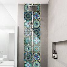 10 Pieces / 20 Pieces Of Colourful Mandala Pattern PVC Self-Adhesive Wallpaper, With A Strong Adhesive Backing, Without Professional Tools, Tear Off The Protective Film Can Be Easily Pasted, Waterproof And Oilproof Performance Is Excellent, Wall Paper Wall Stickers Room Decor Wall Decor Wall Sticker - Multicolor - View 8