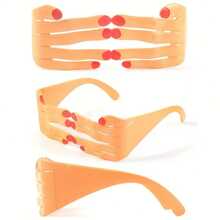 1/2/5 件新颖手形眼镜，搞笑派对眼镜，独特时尚配饰，适合舞蹈和活动，创意男女通用，万圣节装饰，街头摄影夸张无框眼镜 - 彩色 - 查看 7