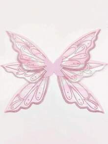 1 件热箔蝴蝶仙女翅膀适用于各种节日酒吧派对角色扮演道具音乐节万圣节