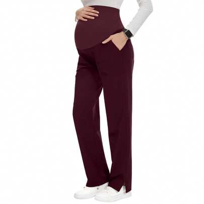 Women's Maternity Scrubs Pant Workwear Casual Cargo Trouser…