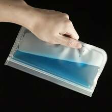 5个装EVA食品保鲜袋，冰箱食品储存袋，水果蔬菜包装袋，食品密封袋，可重复使用