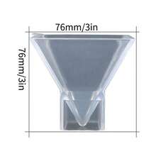 1 件 1 至 15.24 厘米高透明金字塔模具硅胶树脂模具适用于 DIY 环氧树脂工艺品、干花装饰、家居装饰 - 無色 - 查看 5