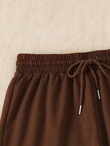 Bộ 3 quần short thể thao co giãn, thích hợp mặc mùa hè, phù hợp cho hoạt động ngoài trời, thể thao, du lịch, đi bộ trong thành phố và các dịp khác, thoải mái và dễ phối đồ, bộ quần short thể thao nữ, quần short mùa hè. - Màu Khaki - Xem 5