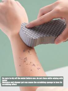 6/4/1pcs - Magic Exfoliating Bath Sponge - Ultra Soft Exfoliating Bath Sponge - Removes Dead Skin And Body Impurities - Suitable For Adults And Children, Reusable - Multicolor - View 2