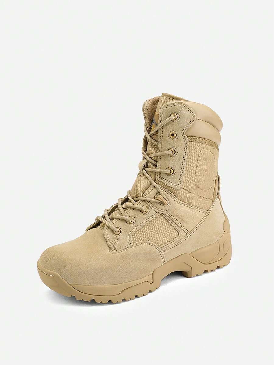 Men's Military Tactical Work Boots Hiking Motorcycle Combat Bootie
