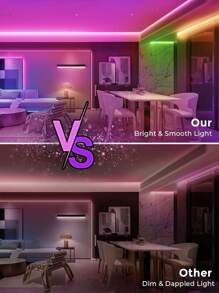 RGB Infrared Neon Light Strip LED Silicone Flexible Lights, Christmas Waterproof Ambience Lights, Wireless Remote Control Color Changing Lights, Indoor Outdoor Decor Lights 1m/3m/5m