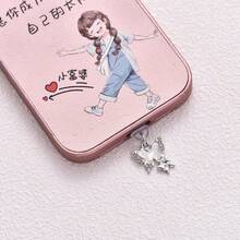 流行多色3D双层蝴蝶手机防尘塞，Type-C和Apple 16充电端口吊坠配件，防尘 - 彩色 - 查看 14
