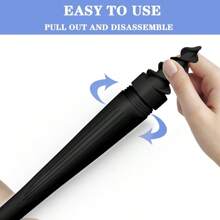 Herramienta para eliminar el cerumen con puntas de silicona suave, reutilizable y lavable, en un color negro intenso, ideal para uso doméstico que presenta 3 tipos de herramientas en un kit compacto