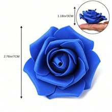 15pcs/20pcs/25pcs/30pcs/50pcs 7cm Diameter Artificial Foam Flower For DIY Party Decoration
