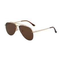 1 Pair Aviator Fashion Glasses, New Retro Street Casual Elegant Style, Unisex UV Protection Driving Outdoor Fashion Glasses