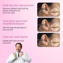 WJL06QGrips Ear Wax RemovalSpiral Ear Wax Removal Tool 6PCS Reusable Earwax Removal Kit Safe Ear Cleaner Ear Picker Flexible Double Sided Head Ear Wax Removal Kits For Olders Adultm1 - 如圖 - 查看 4