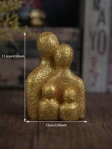 1 pieza Decoración del hogar con forma de figura abstracta, lo mejor - Dorado - Ver 2