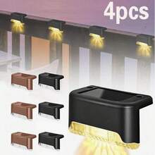 32/24/16/12/8/4-Piece Outdoor Solar Garden Lights – 1 LED Solar Illumination, Suitable For Home Garden Decor, Stairs, Terraces, Fences, Courtyards, And Wall Decorations – Auto On/Off, Durable, Easy To Install, Warm White Light