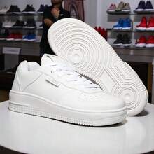 Women's Casual White Sneakers Men's And Women's Unisex Casual And Sport PREMIUM Casual Party Outdoor Outdoor - 白色/白色 - 查看 1