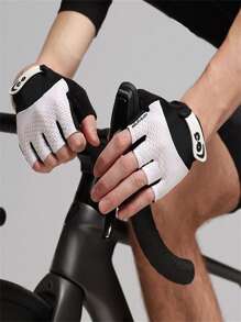 1 Pair Bike Gloves Cycling Gloves Biking Gloves Bicycle Gloves For Men Women With Anti-Slip Shock-Absorbing Pad,Light Weight Half Finger Gloves For Cycling Workout Training Outdoor