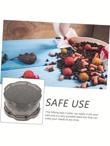 Trituradora portátil de alimento para carpas - Molinillo manual de alta eficiencia, utilizado para triturar alimento para peces, ahorro de espacio, adecuado para pescadores