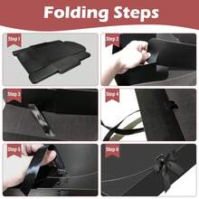 FZZ Black Covered Gift Box, Groomsman Proposal Box, Luxury Black Gift Box (With Ribbon), Suitable For Weddings, Birthdays, Parties, Bridesmaids, Graduations, Valentine's Day, Mother's Day, Father's Day And Various Occasions