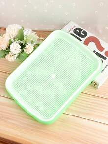 4 件绿色种子发芽托盘，带排水孔的种子发芽托盘，无土栽培发芽托盘，适用于室内或室外发芽种子、种植草、豆类 - 綠色 - 查看 6