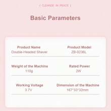 Elektrischer Rasierer für Frauen, 2-in-1 Elektrorasierapparat für Beine, Arme, Gesicht und Schambereich für Frauen, kabellose Bikini-Trimmer zur Haarentfernung mit abnehmbarem Kopf, schmerzlos, nass & trocken, tragbarer batteriebetriebener Elektrorasierer Epilator & Augenbrauentrimmer für Frauen - Miniatur Gesichtshaarentfernungsgerät für Gesicht und Körper, tragbarer elektrischer Epilator Augenbrauenformungsgerät, Mini-Gesichtshaarentferner, Damenrasierer Batterie: 400 mAh